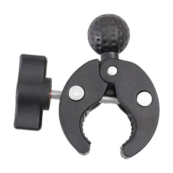 MANNYA 360 Rotation Handlebar Ball Mount Adapter 25mm Ballhead Bracket for Motorcycle Phone Holders and Action Cameras
