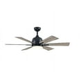 thumbnail image 4 of Harbor Breeze Bradbury 48-in Matte Black LED Indoor Downrod or Flush Mount Ceiling Fan with Light Remote (6-Blade), 4 of 7