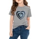 thumbnail image 4 of TaTaai School Season Cute Print Short Sleeve T-Shirt, Valentine's Day Casual Top, Unisex All Season Graphic Tee Gift, 4 of 8