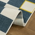 thumbnail image 3 of Ox Bay and Evette Rios Dora 5' x 7' Navy/White Checkered Indoor/Outdoor Area Rug, 3 of 9