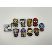Shoe Charms Shoe Accessories 10pcs Super Heroes Shoe Charms / Shoes Decorations 10 Pcs