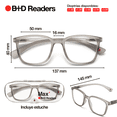 thumbnail image 4 of Lentes de Lectura B+D Max Readers Gris, 4 of 9