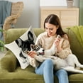 thumbnail image 4 of Cow Animal Print Pillow Set - Soft Cushions for Sofa and Home Decor, 4 of 6