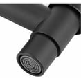 thumbnail image 3 of Black single-use quick wall mounted faucet for bathroom, made of stainless steel, suitable for outdoor use as a garden faucet, or for washing machine, 3 of 4