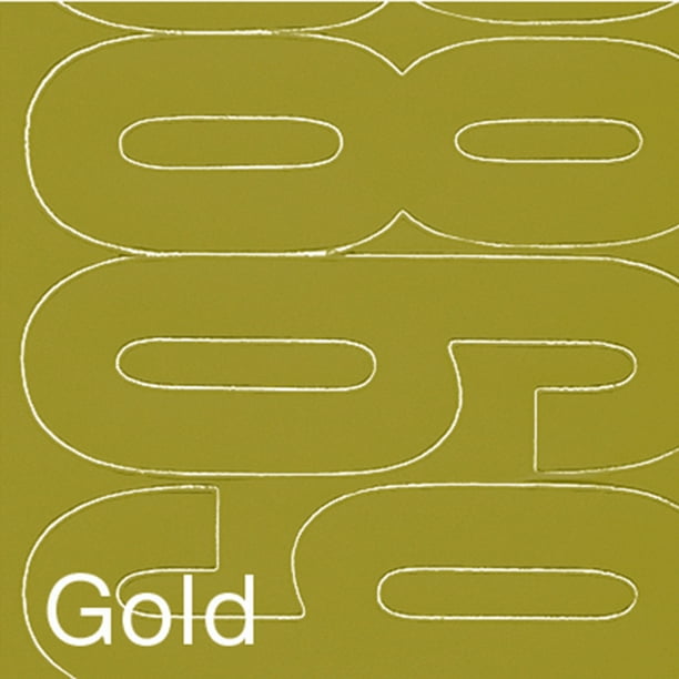 Vinyle Adhésif Permanent Numéro 4" 49/Pkg-Gold