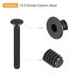 thumbnail image 4 of 1/4-20x2" Flat Head Socket Cap Screws, 10.9 Grade Carbon Steel Screw Bolts Fasteners 15Pack, 4 of 5