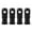 Black, variant on 4pack Bicycles Tyre Valves Dust Caps Universals Valves Stem Caps Threaded Caps for Enhancing Air Retention