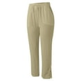 thumbnail image 6 of vigerkar 2025 Summer Women Casual Lightweight Drawstring Elastic Waist Pants with Pockets Beige, L, 6 of 7