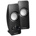 thumbnail image 1 of Insignia Powered Stereo Computer Speaker System with Headphone Jack 2.0 Channel (NS-PCS219-C) – Black, 1 of 4