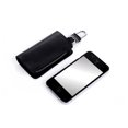 thumbnail image 4 of COOPHYA Car Key Protector Case 1Set Black Pu Zipper Car Key Case For Home Keys And Office Keys 9.8x5.8x2.5Cm, 4 of 8