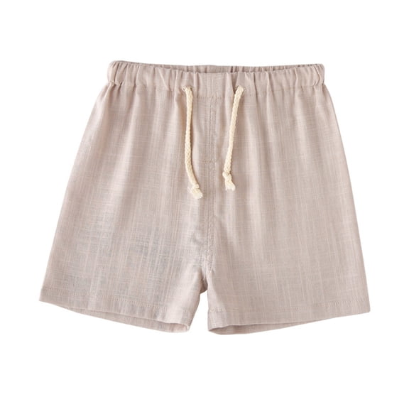 Nmmacb Baby Kids Cotton Shorts for Boys Girls,Infant Casual Cotton Linen Shorts Pants Summer Boys Elastic Waist Shorts for Toddler 1M-6 Years Old