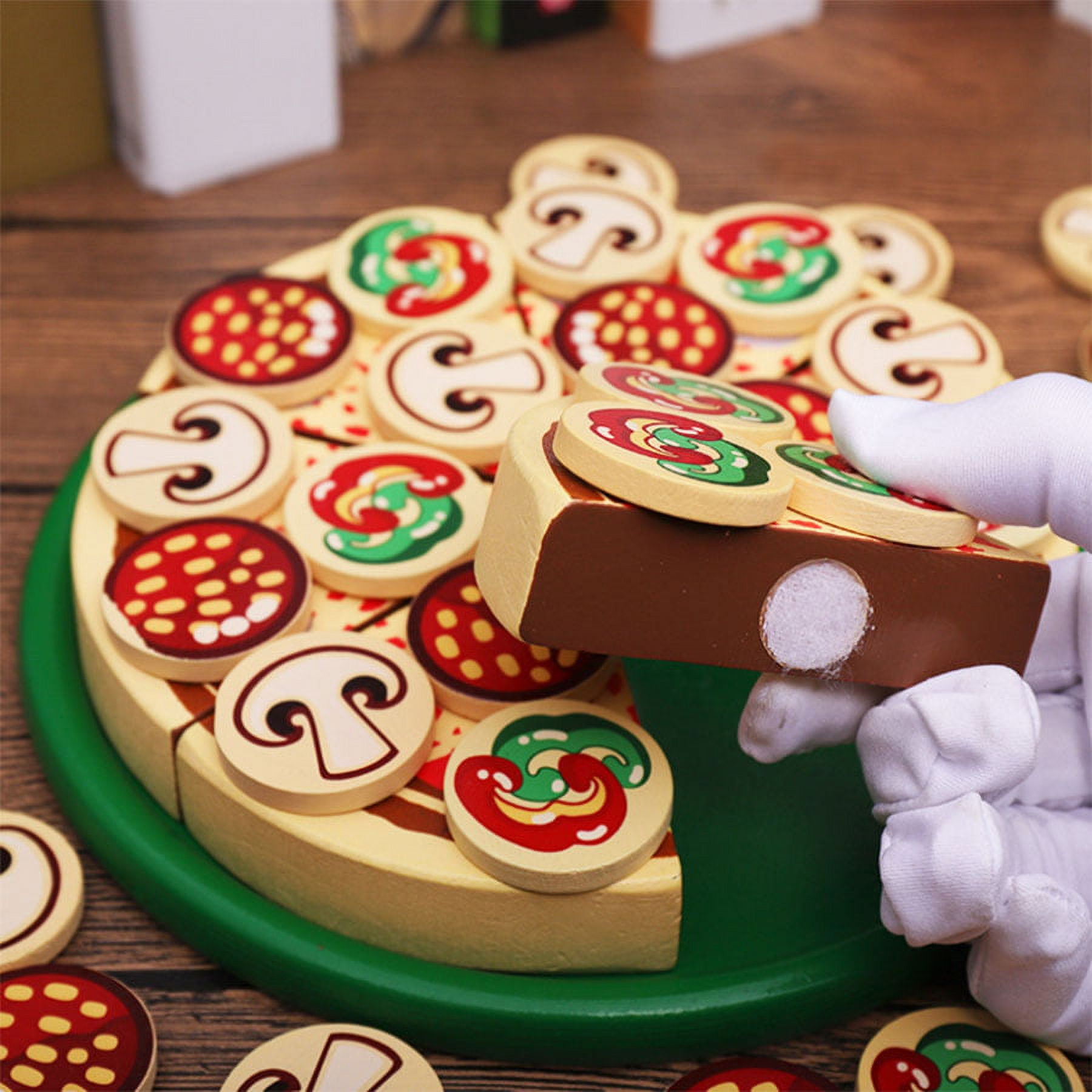 Wooden Toy - Pizza Play Set – Daily.e