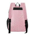 thumbnail image 3 of Ttyddzy Clear Backpack Heavy Duty PVC Transparent Backpack for College Workplace, Pinklineflower (2), 3 of 8