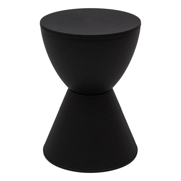 Mesa auxiliar LeisureMod Boyd Modern Plastic Black