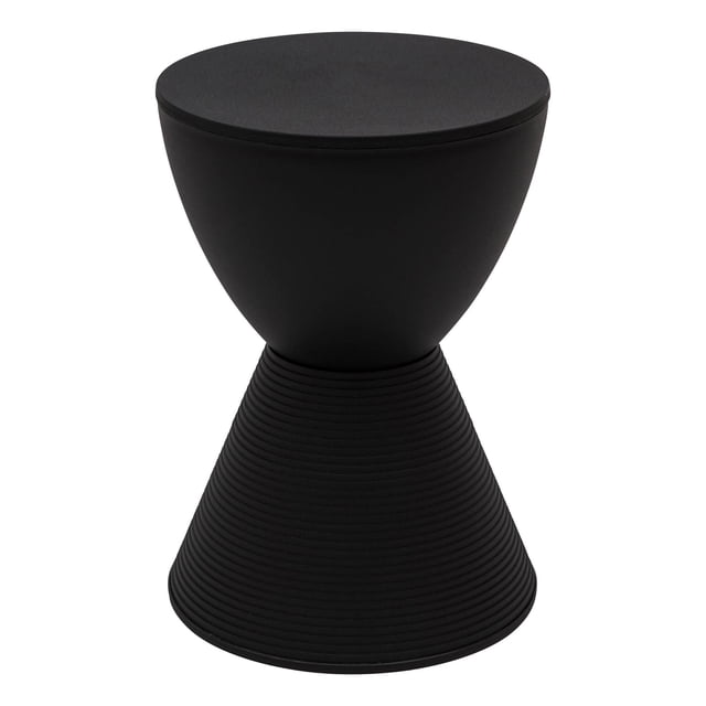 Mesa auxiliar LeisureMod Boyd Modern Plastic Black