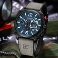 thumbnail image 2 of CURREN Men's Top Brand Fashion Watch Casual Sports Leather Chronograph Quartz Wrsitwatches for Male Luminous Hands Clock, 2 of 6