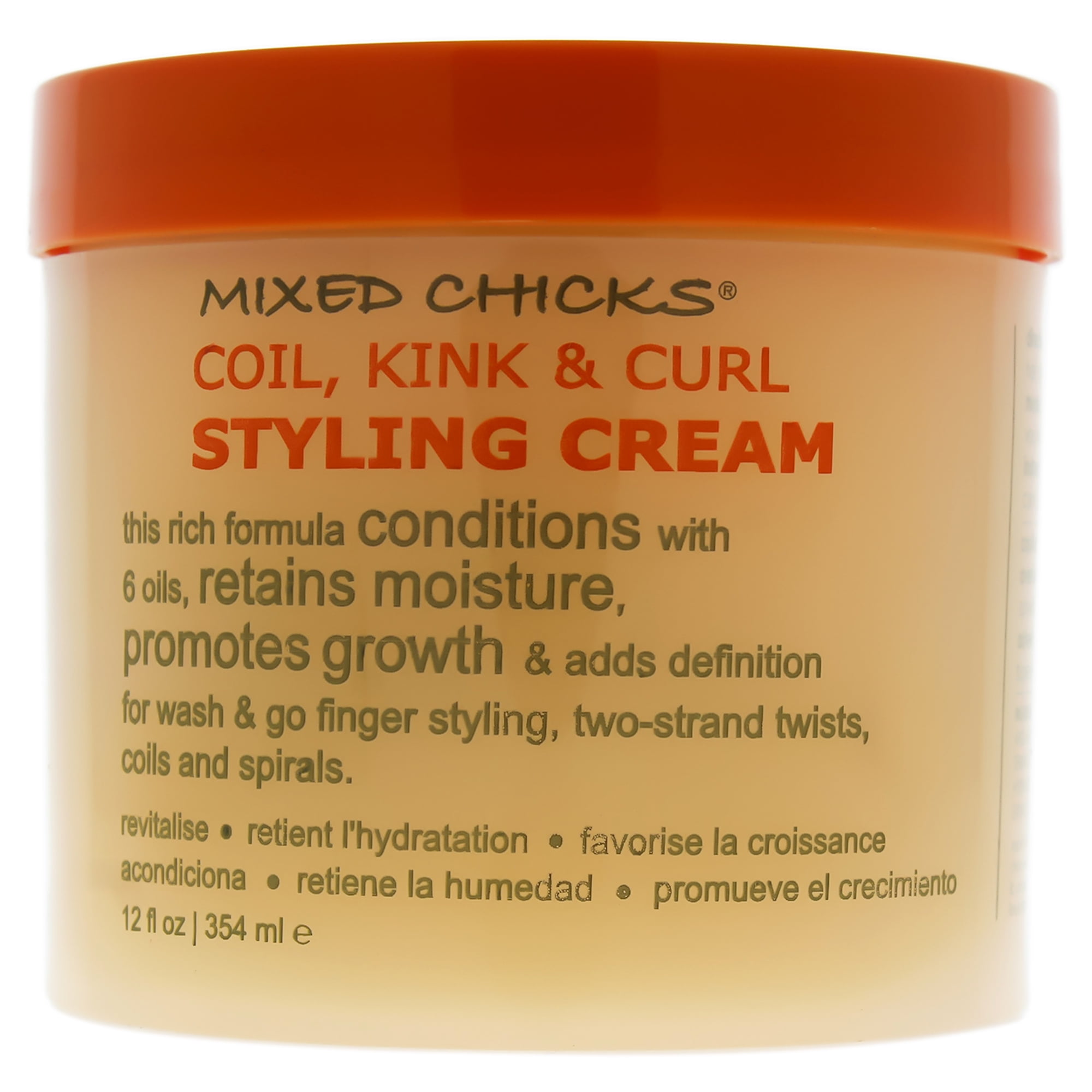 Mixed Chicks Coil Kink and Curl Styling Cream - 12 oz Cream - Walmart.com