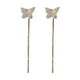 thumbnail image 1 of Pendientes largos de plata con borlas y gancho, 1 of 8