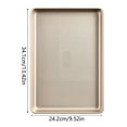thumbnail image 3 of Non Stick Bakeware Heavy Duty Steel Cookie Sheet For Even Heating Oven Baking Pans For Baking Roasting And Cooking Toaster Oven Cookware Baking Pans Non Pans No Stick Baking Glass Pans for Oven Set, 3 of 4