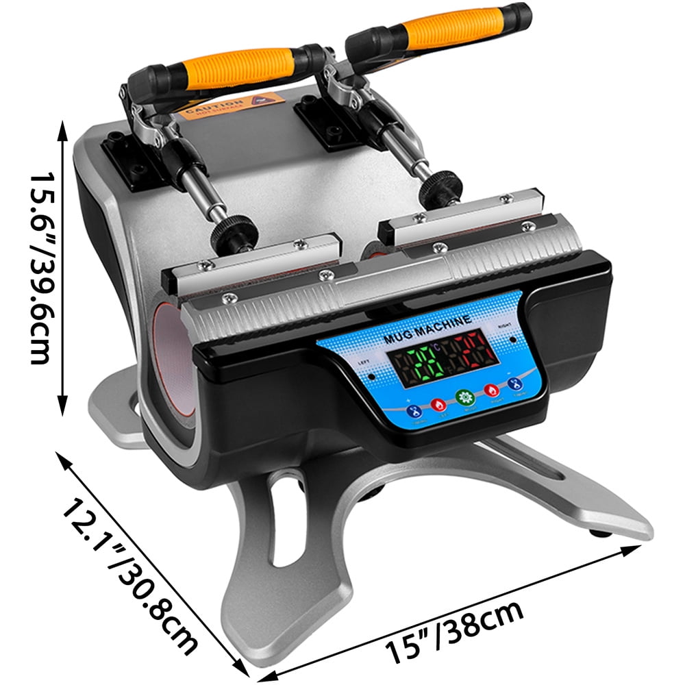 INTSUPERMAI Mug Sublimation Heat Press Printing Machine Double Station 5 in 1