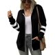thumbnail image 3 of Sudaderas con capucha de manga larga con cremallera y bolsillo para mujer S-2XL, 3 of 7