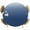 Navy Blue, variant on Elastic Fitted Round Tablecloth, Beige Brown Ombre Waterproof Stretch Table Cover for 36"-44" Tables, Modern Abstract Art Gradient Aesthetics Washable Outdoor Tablecloths for Patio, Picnic, Camping