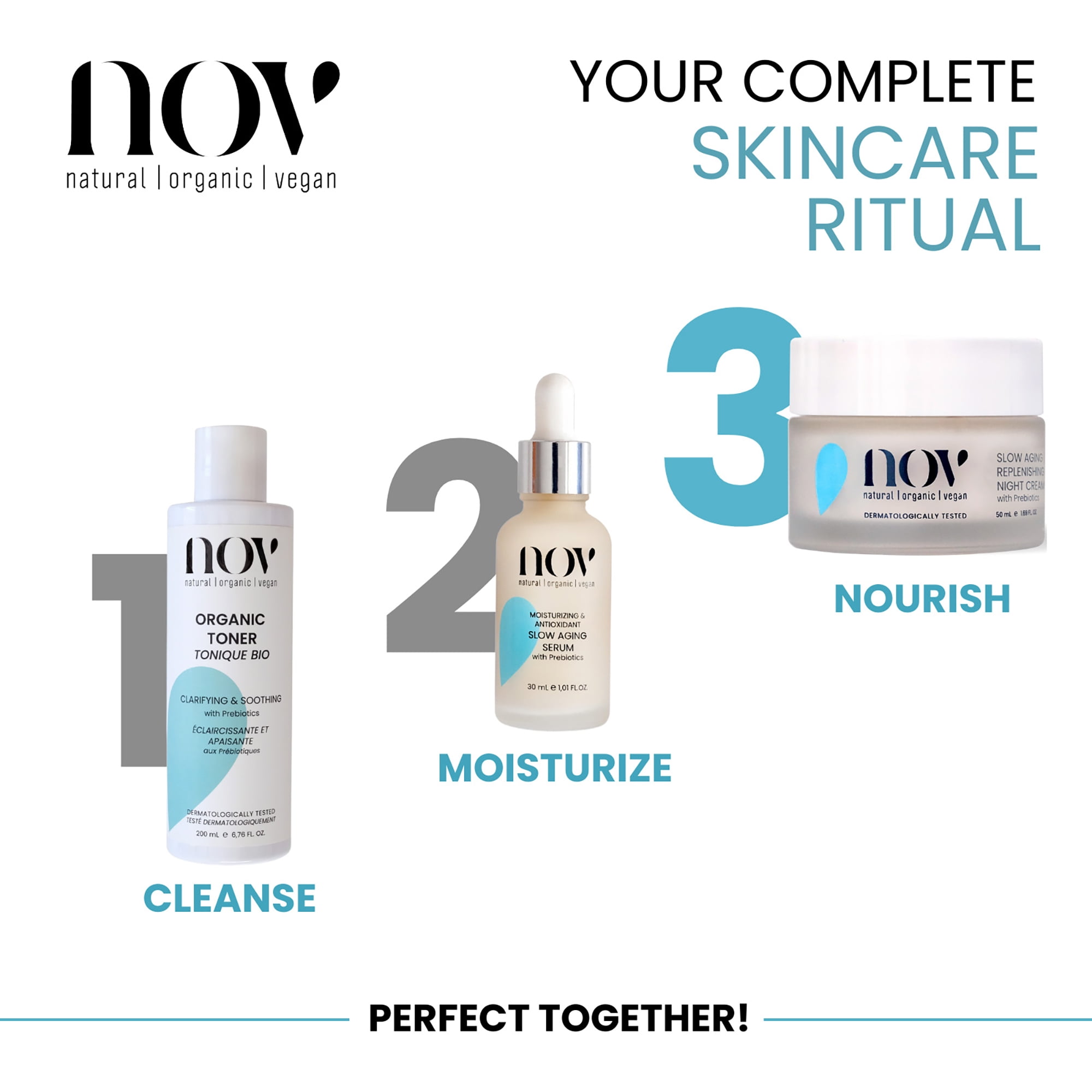 NOV Slow Aging Repleshing Night Cream, Face Cream, 1.69 oz