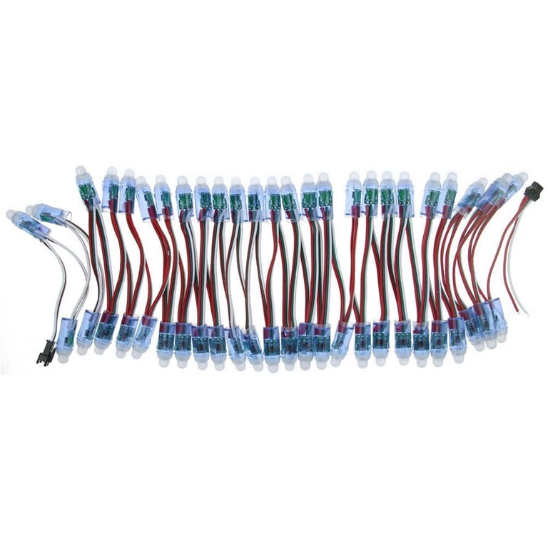 Ruban LED RGB 12mm étanche WS2811 - 5V - Full Color - Pour Décoration Lumineuse