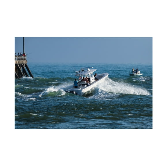 Robert Michaud 'Sport Fishing' Canvas Art