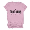 thumbnail image 2 of Pntutb T-Shirt Mode Femme Col Rond Imprimé Manches Courtes Décontracté Ample, 2 of 5