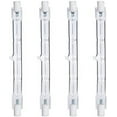 thumbnail image 4 of Bombillas halógenas lineales R7s de 120 W, bombillas de seguridad halógenas de bajo consumo y ecológicas J78, paquete de 6 bombillas halógenas lineales de 78 mm de longitud, 4 of 4