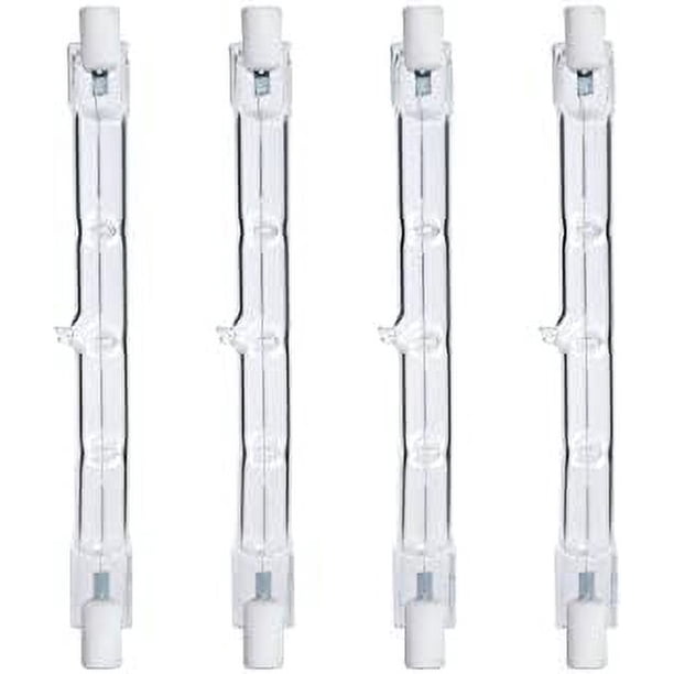 Pack De 2 Bombillas Halógenas Lineales R7s De 120W (equivalente A 150W) – 78 Mm, 2250 Lúmenes, Regulables Y Sin Mercurio