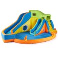 thumbnail image 1 of Banzai Pipeline Twist Kids Inflatable Outdoor Water Pool Aqua Park & Slides, 1 of 9