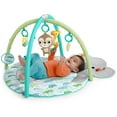 thumbnail image 4 of Bright Starts Hug ‘n Cuddle Elephant Activity Baby Gym and Tummy Time Play Mat with Take-Along Toys, Green Newborn+, 4 of 15