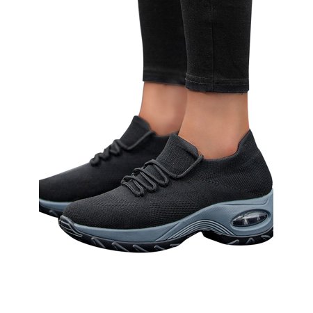 Dymade Dymade Women S Lace Up Mesh Walking Shoes Women Fashion