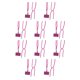 thumbnail image 1 of sweethay Cordones anticaída universales para teléfono móvil, cordón de cuerda de nailon para colgar en el cuello DIY, correa para el cuello, Rosa roja 10piezas, 1 of 4