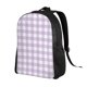 thumbnail image 2 of Fotbe Purple Checkboard Mochila de Viaje para Laptop, Mochila Ejecutiva Delgada y Resistente 15.6", 2 of 8