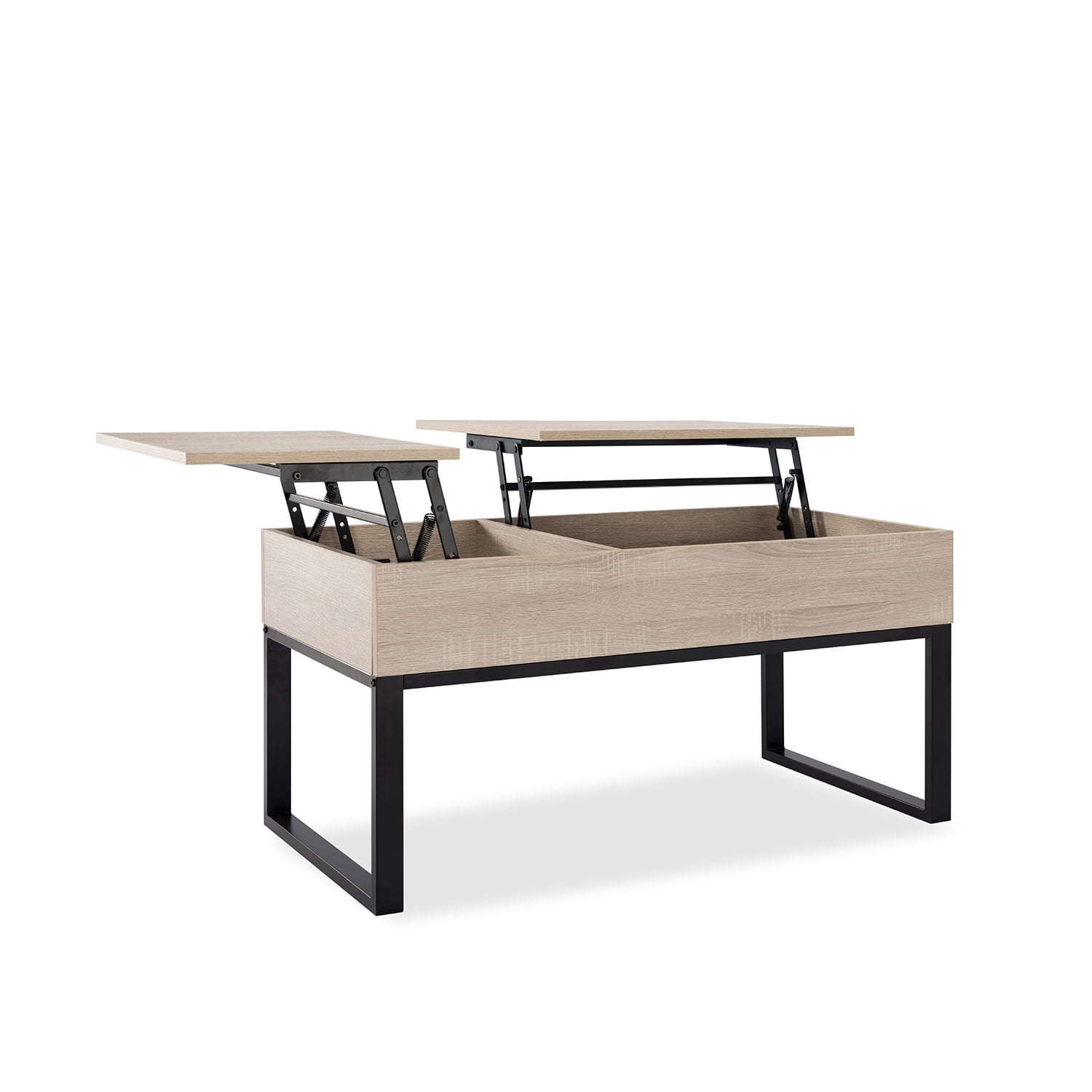 Kadyn Modern Lift Top Extendable Coffee Table , 39.37" MDF Coffee Table for Living Room Office, Coffee Tea Table with Storage, Natural