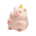 thumbnail image 4 of Kokiya Capybara Plush Toy Car Decor Lifelike Accompany Toy Animal Doll Stuffed Capybara Pink No Blanket, 4 of 9