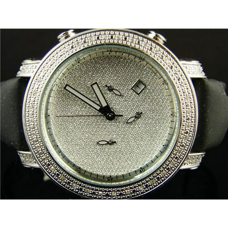 Jojo Joe Rodeo Treasure White Gold Finish Diamond Watch .36 Ct