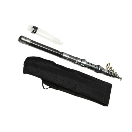 Carbon Fiber Rod and Reel Combo Freshwater Carbon Starter Sea Baitcaster Rod and Reel Combo Fishing Rods for Bass Trout Fishing - 1.5m