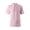 82#Pink, variant on Mens Linen Short Sleeve Shirt Casual Button Down Top Breathable Summer Loose Fit Tunic Tee for Beach Vacation Travel Out Black 3XL