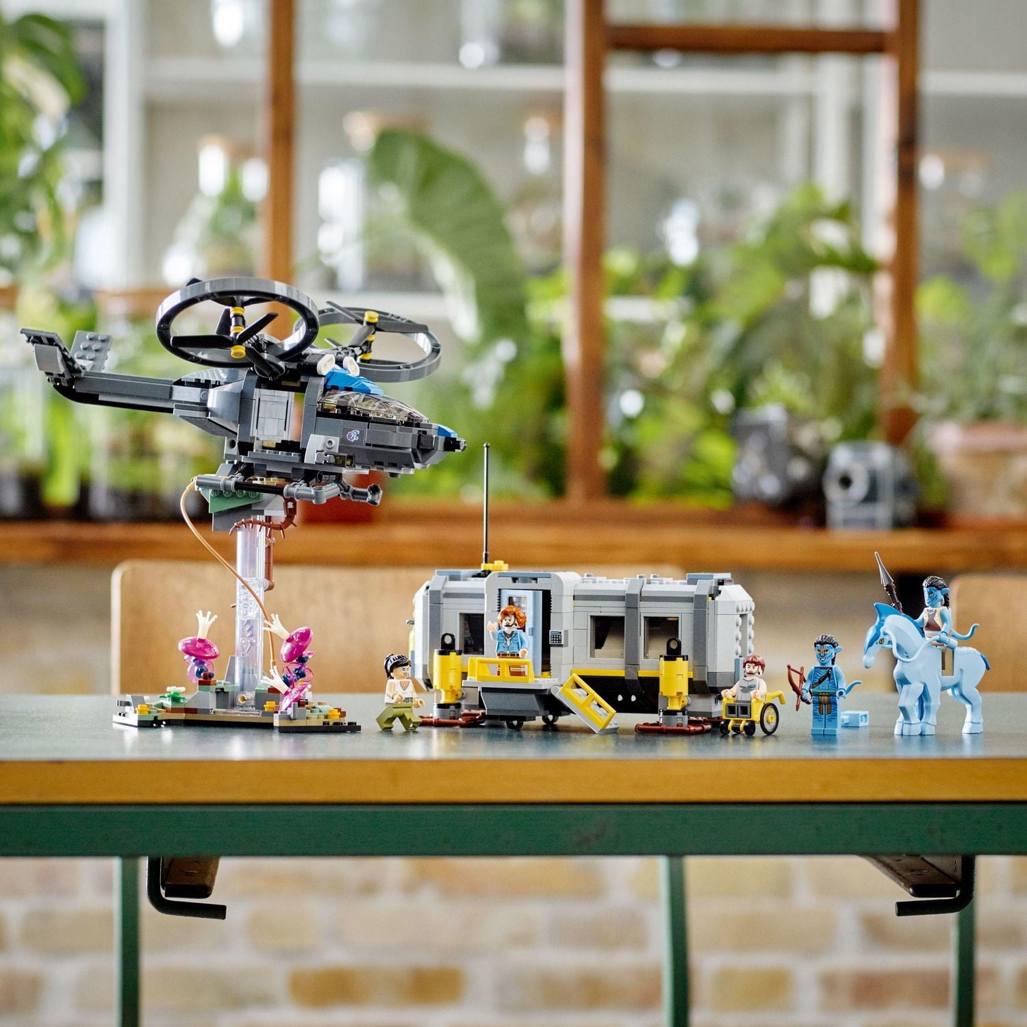 LEGO Avatar Floating Mountains: Site 26 & RDA Samson 75573 Toy Building Kit (887 Pieces)