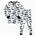 thumbnail image 3 of TOWED22 Boys Girls Pajamas Cotton Truck Pjs Toddler 2 Piece Sleepwear Kids Winter Clothes Set 3 6 9 12 18 24 Months 2t 3t 4t 5t 6t 7t 8t 9t(Grey,8-9 Y), 3 of 9