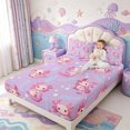 thumbnail image 3 of Manfei Ocean Themed Animal Axolotl Bed Sheets,Cute Salamander Pattern Full Size Sheets,4-Piece,1 Flat Sheet,1 Fitted Sheet and 2 Pillowcases, 3 of 6