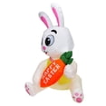 thumbnail image 2 of Figura De Luz Led De Conejo Inflable De 1,5 M, Conejo De Pascua, Conejo De Pascua Con Zanahoria, Decoración Navideña Inflada Monstrate HA025316-02, 2 of 6