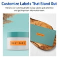 thumbnail image 4 of Avery Printable Rectangle Labels, Bright Orange, 0.5" x 1.75", 1,200ct, 4 of 11