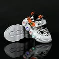 thumbnail image 7 of newwalpole Toddler Shoes Girl Led Light Up Shoes Walking Shoes Casual Shoes Boys Sneakers White for 9 Toddler, 7 of 7