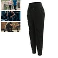 thumbnail image 1 of Fitness Joggers, Black Fashionable Polyester Drawstring Sweatpants Soft Washable  for Sports Running S,M,L,XL,XXL, 1 of 8