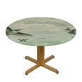 thumbnail image 3 of HAOXIT ,round table cover and it can be paired with any occasion or season, suitable for various dining scenes for indoor & outdoor table for everyday use with camping, 3 of 8